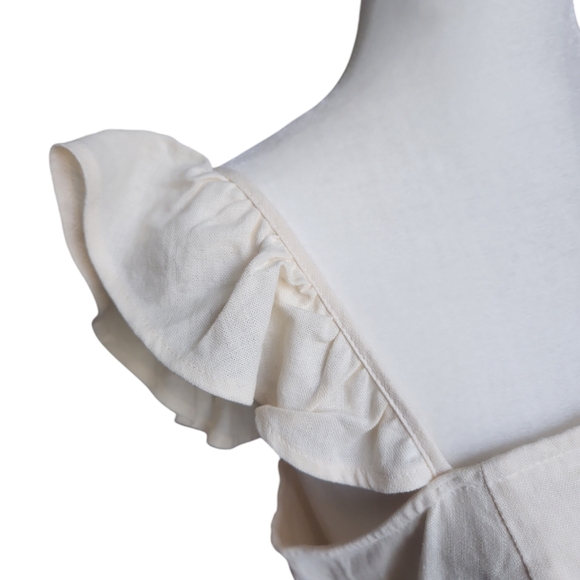 NWOT!! Bleuh ciel dress Linen blend size - Picture 9 of 14